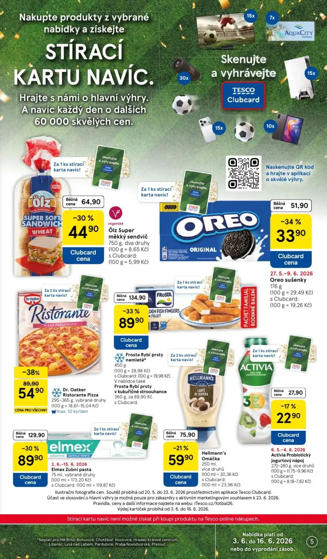 Tesco leták, strana 5 z 35 — Elmex Zubní pasta, Ölz Super měkký sendvič