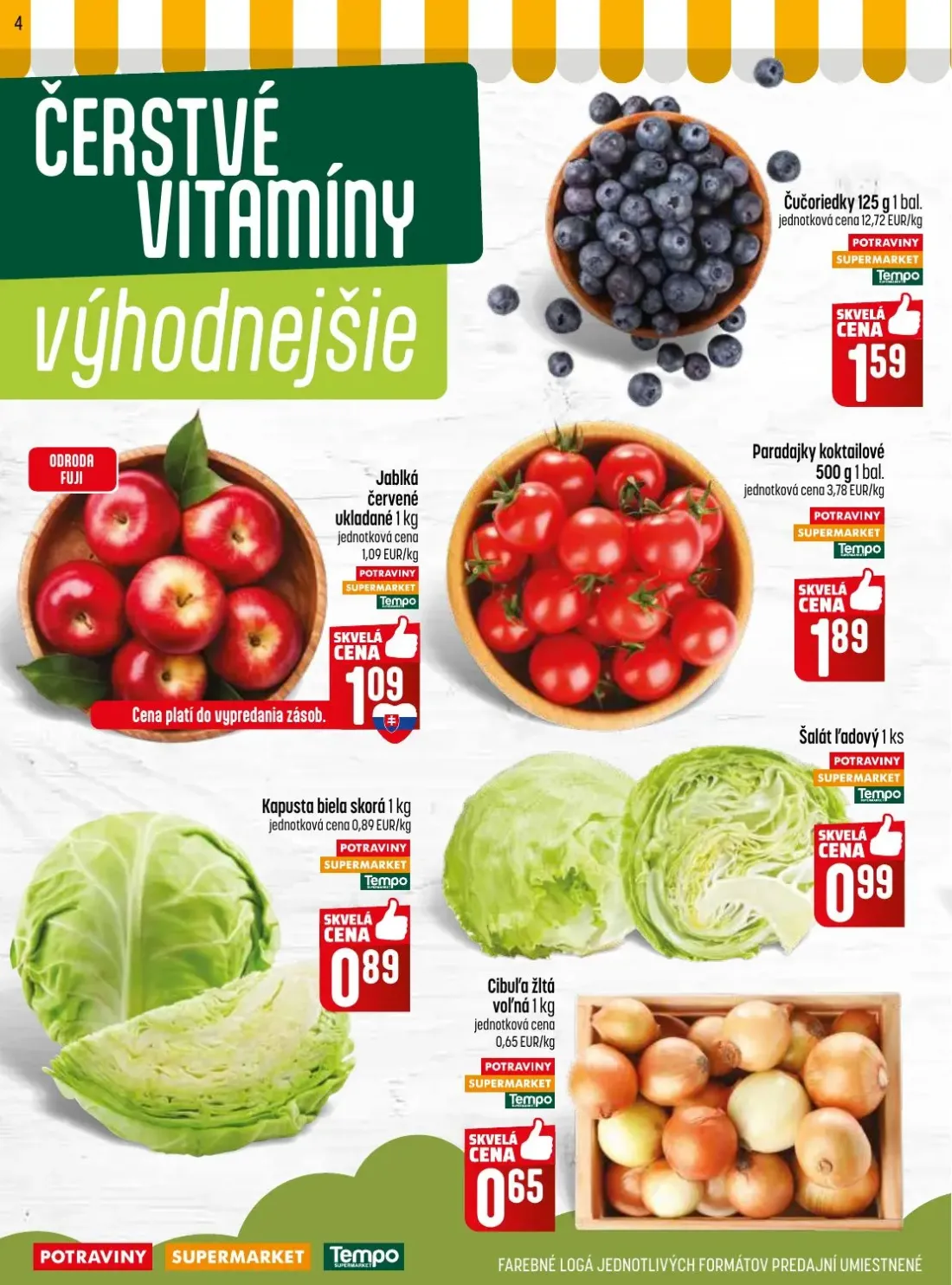 Coop Jednota leták, strana 4 z 32 — Čučoriedky