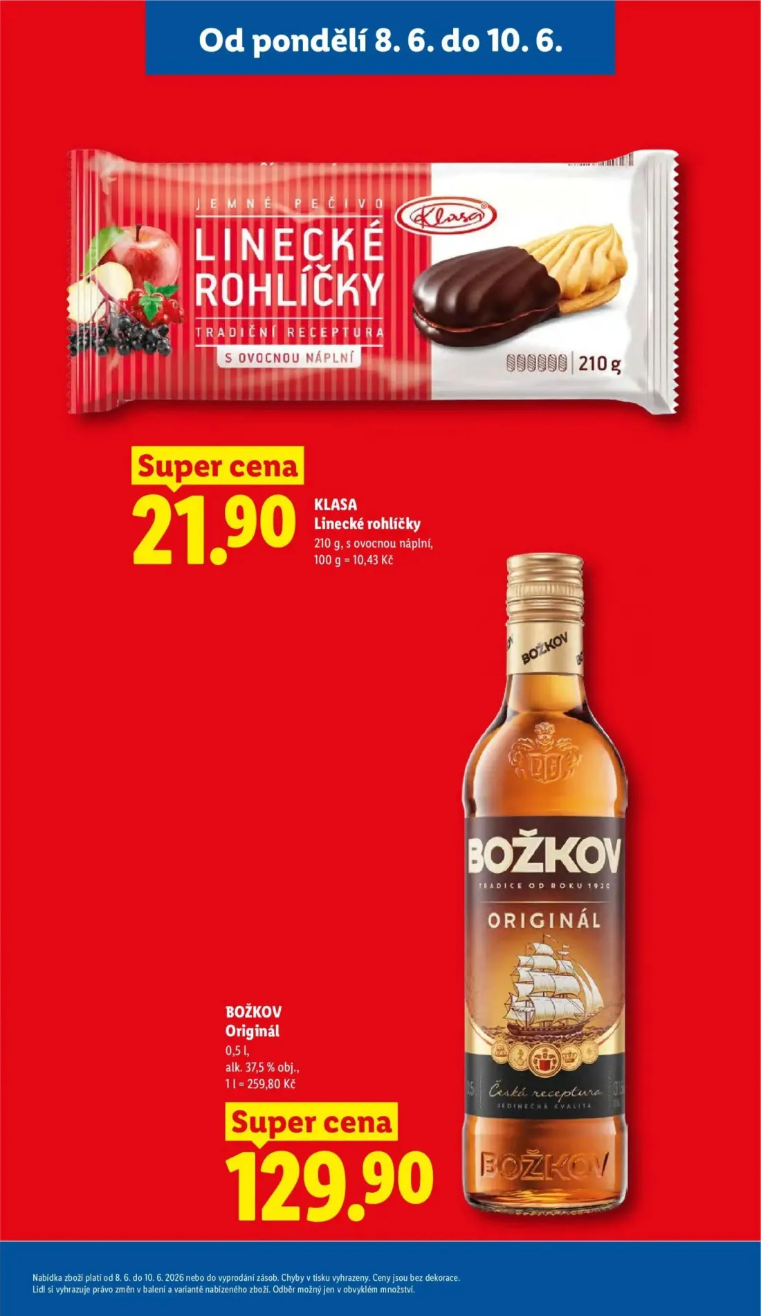 Lidl leták, strana 9 z 55 — Linecké rohlíčky