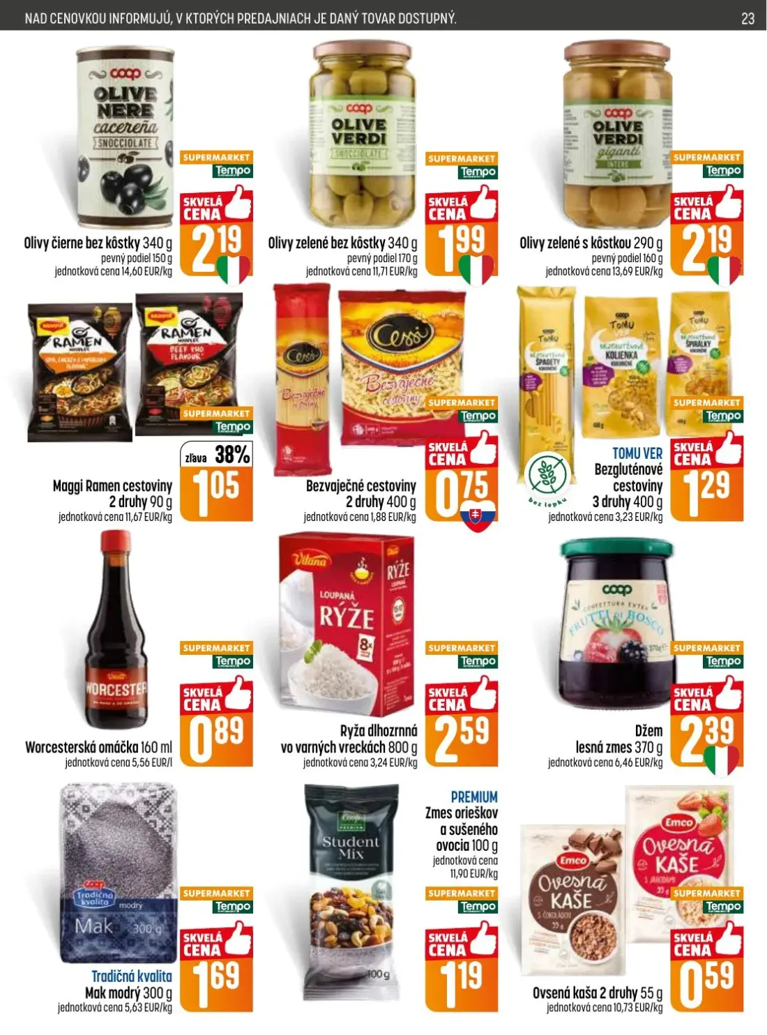 Coop Jednota leták, strana 23 z 32 — Tradičná kvalita Mak modrý