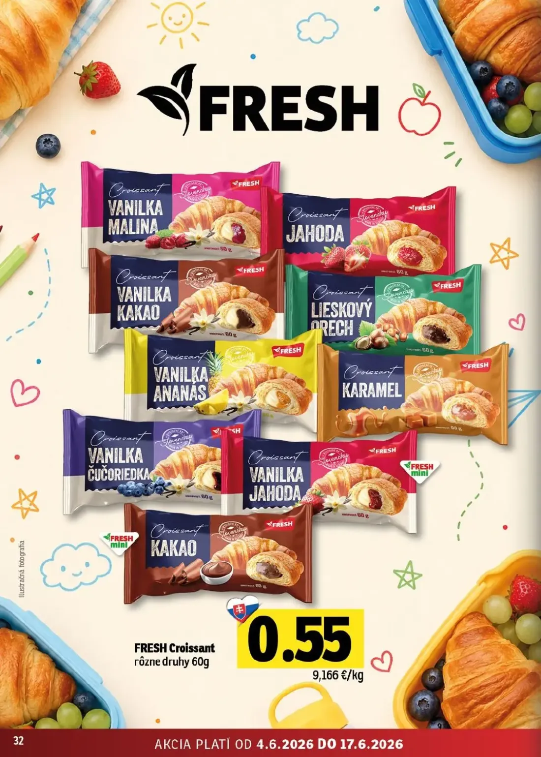 Terno leták, strana 32 z 56 — FRESH Croissant rôzne druhy