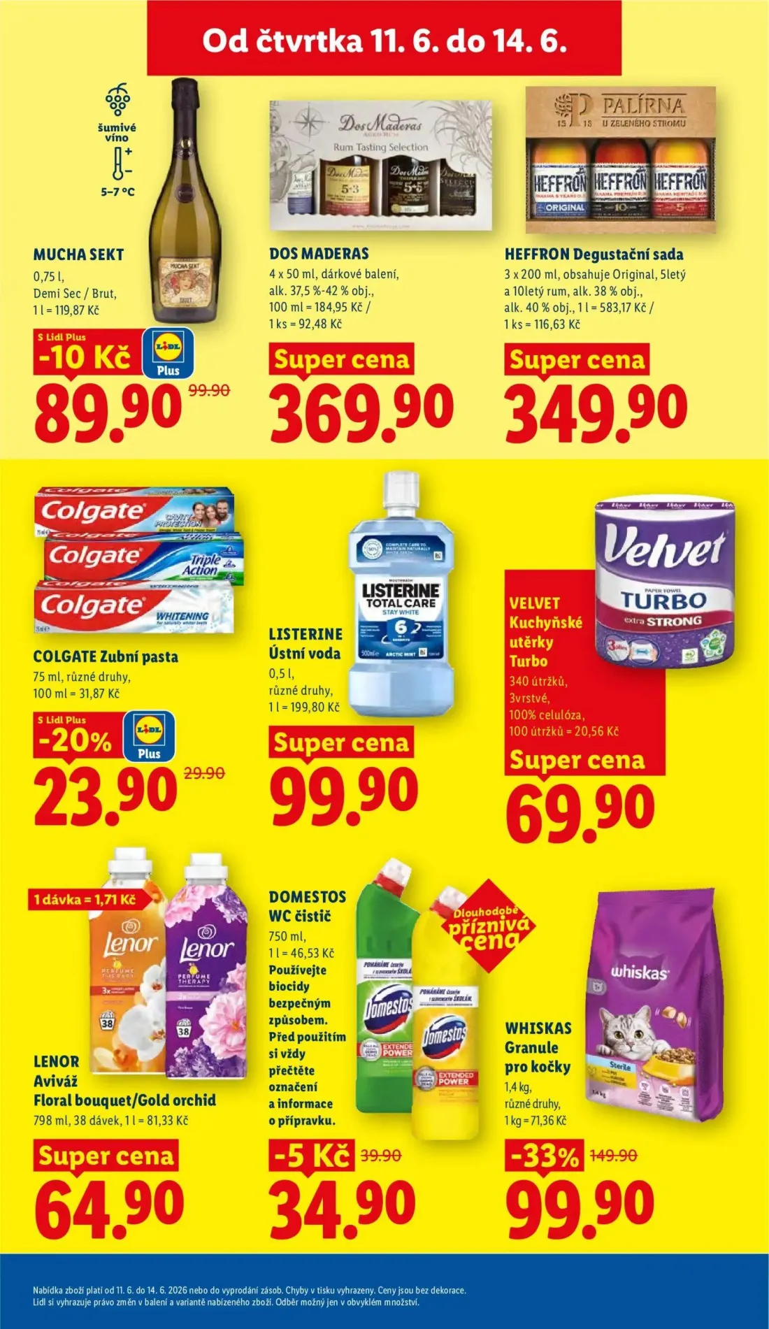Lidl leták, strana 29 z 57 — WHISKAS Granule pro kočky, DOMESTOS WC čistič, VELVET Kuchyňské utěrky Turbo