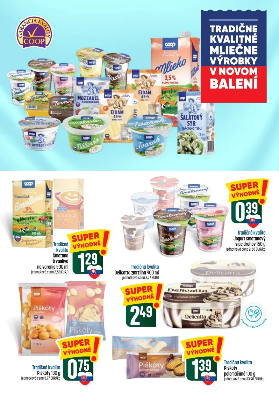 Coop Tempo leták, strana 3 z 62 — Jogurt smotanový viac druhov