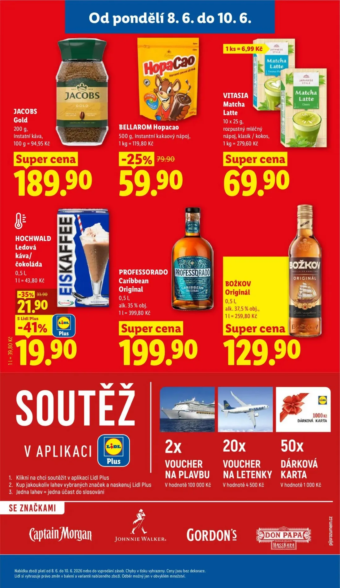 Lidl leták, strana 33 z 55 — BELLAROM Hopacao, JACOBS Gold