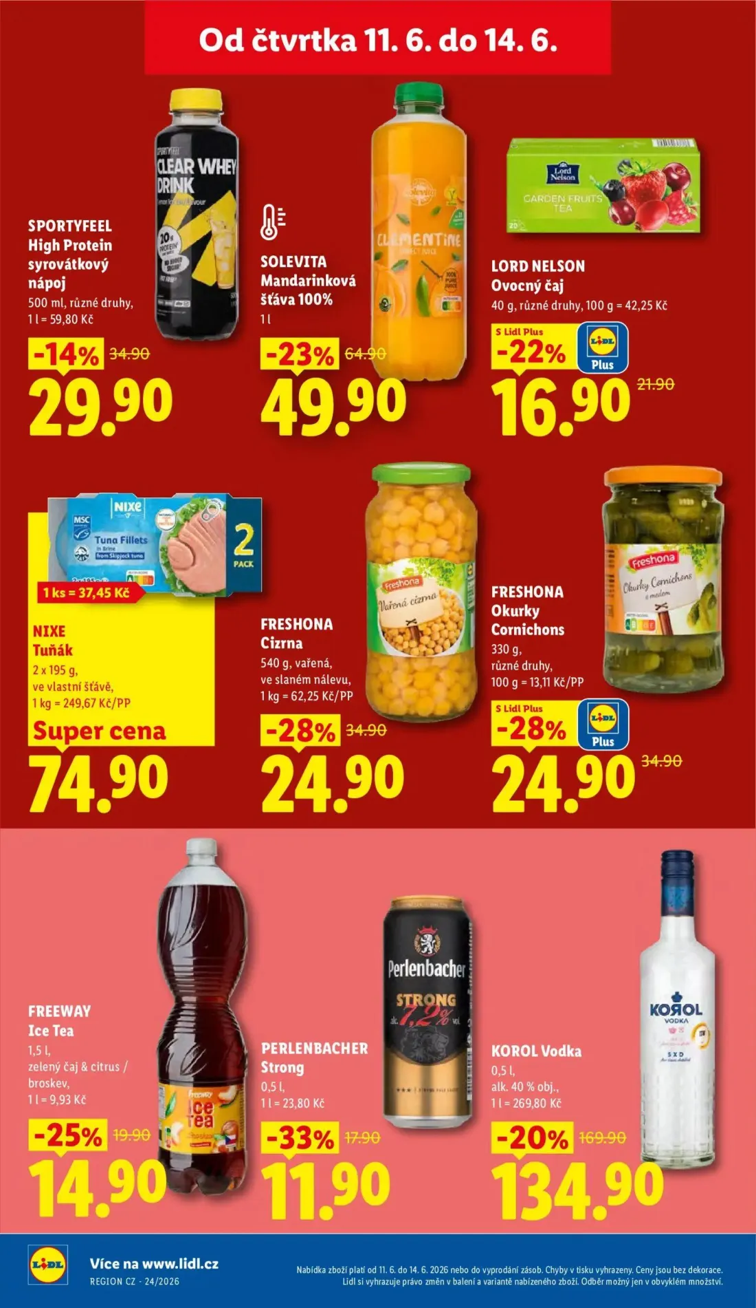 Lidl leták, strana 32 z 57 — FREEWAY Ice Tea