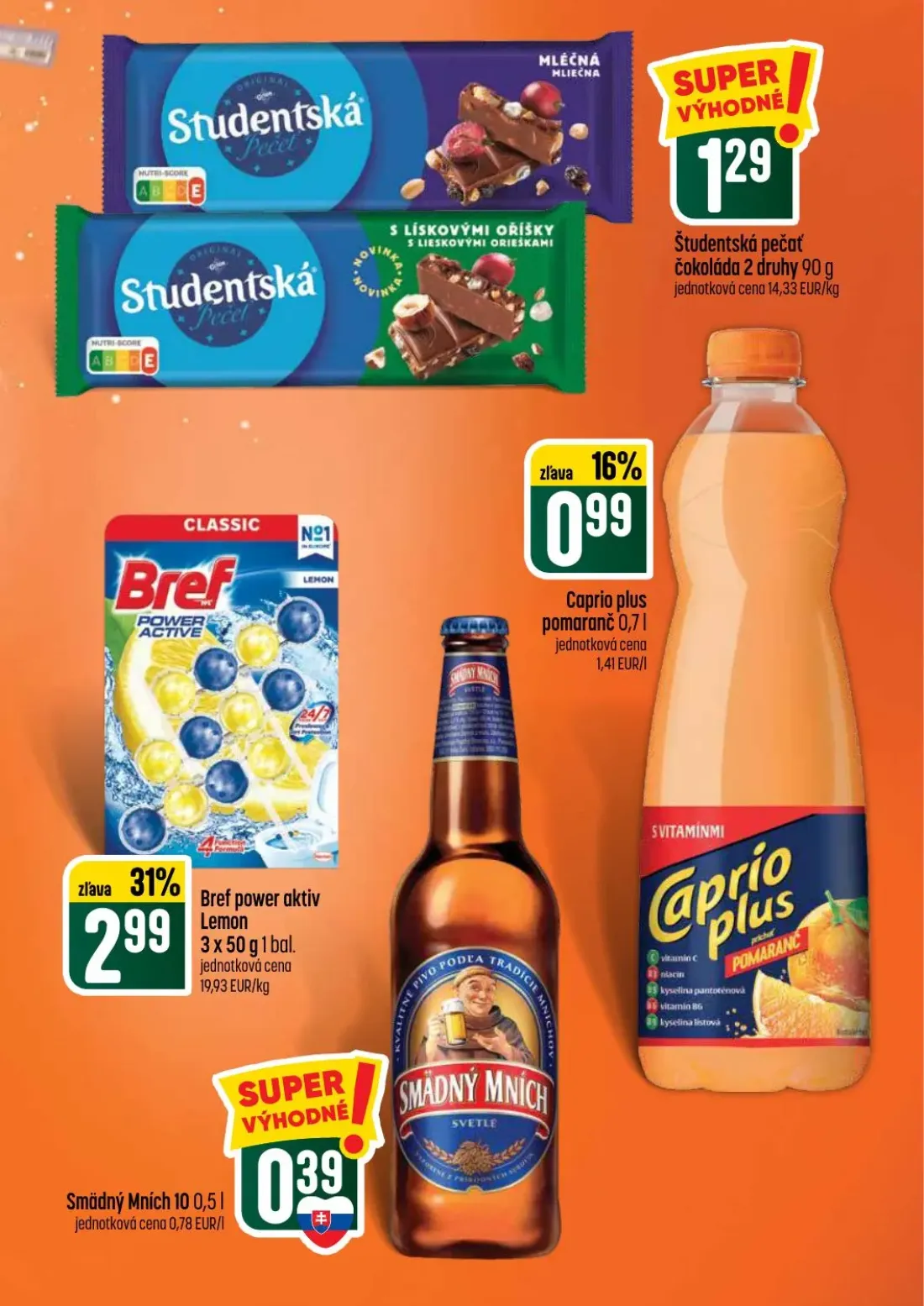 Coop Tempo leták, strana 11 z 62 — Caprio plus pomaranč