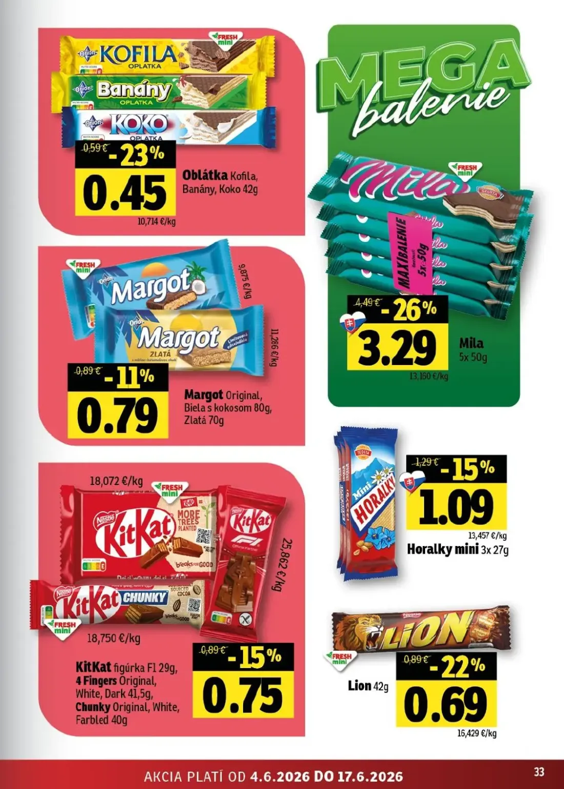 Fresh východ leták, strana 33 z 56