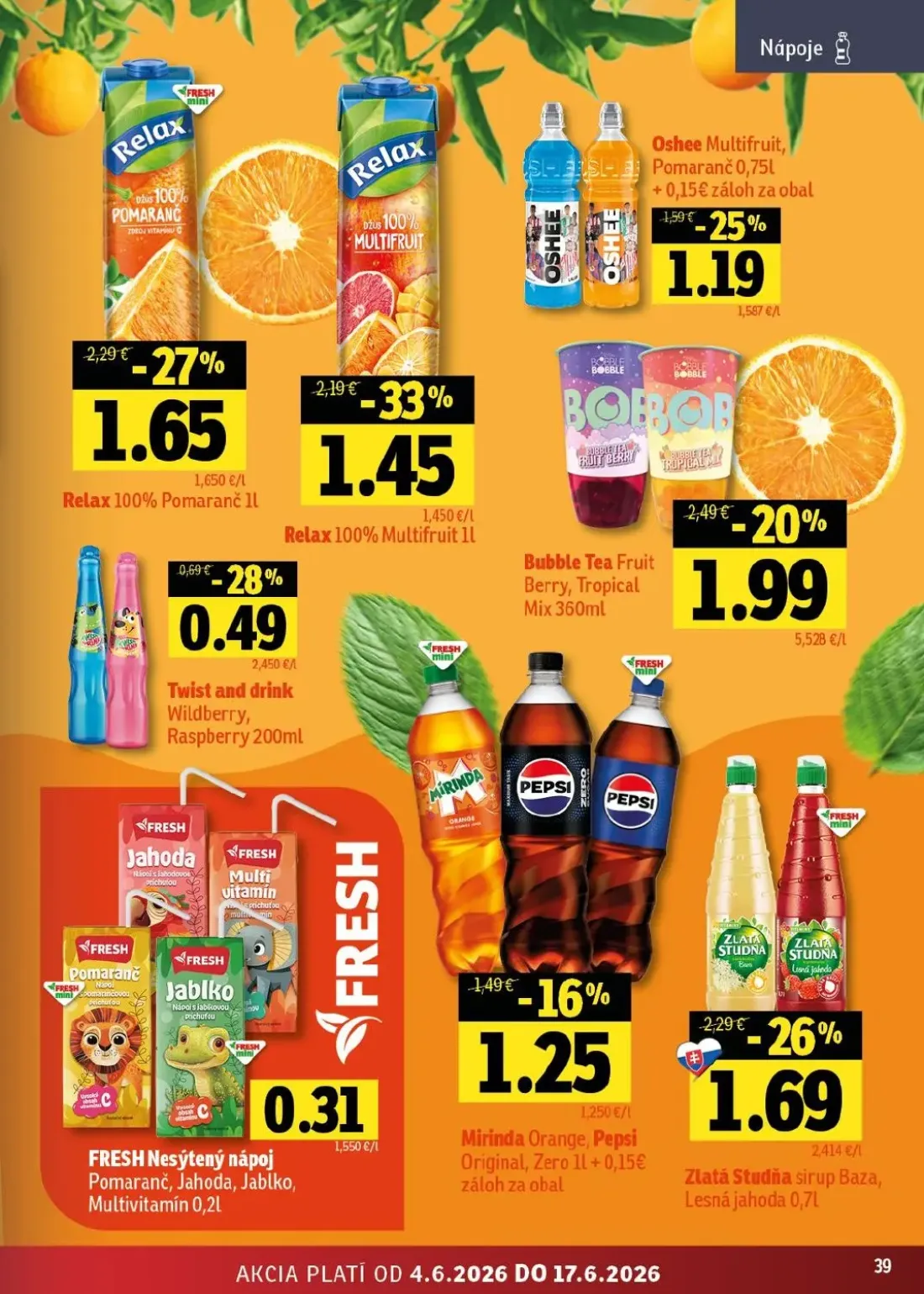 Fresh východ leták, strana 39 z 56