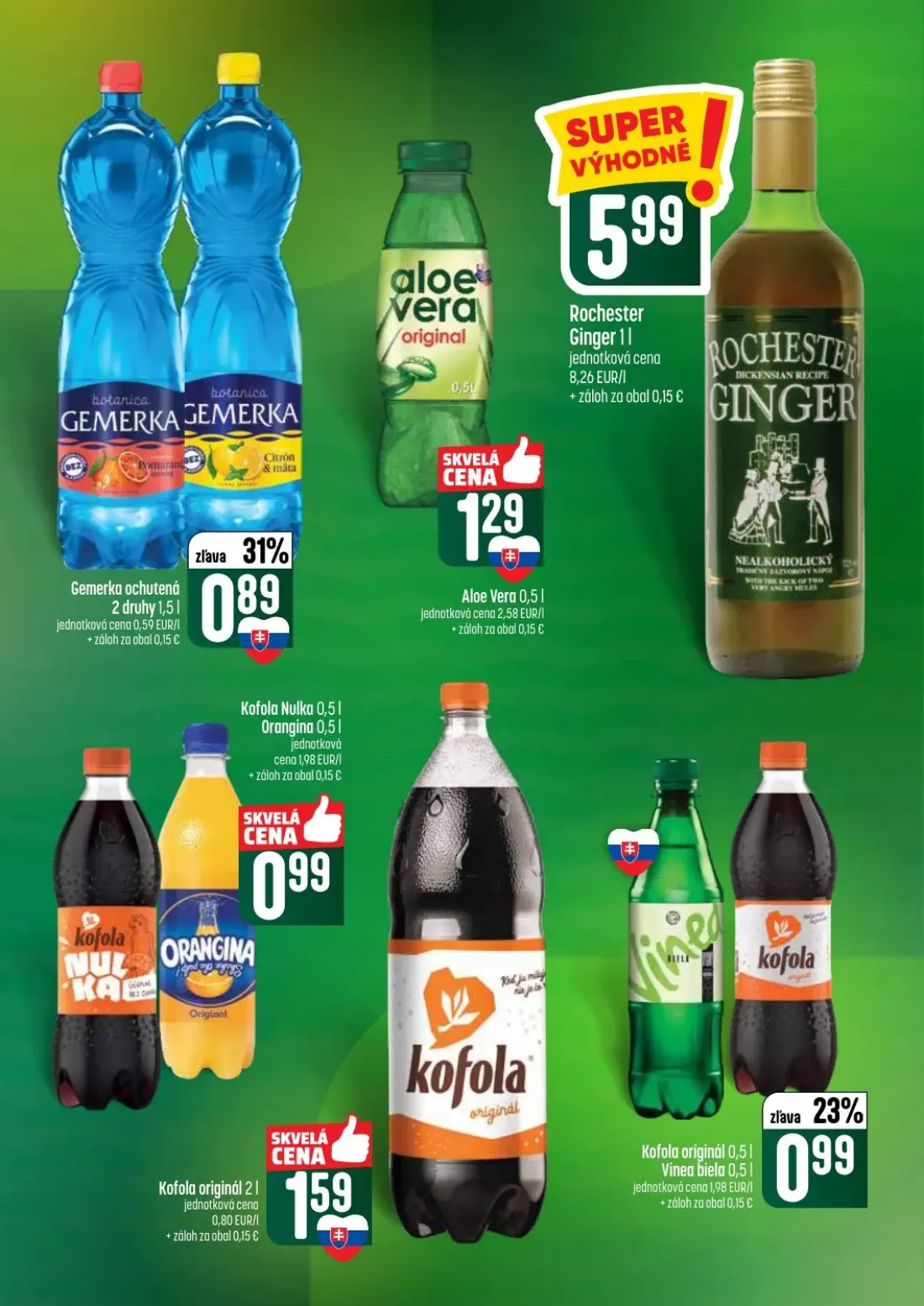 Coop Tempo leták, strana 51 z 62 — Kofola originál, Vinea biela