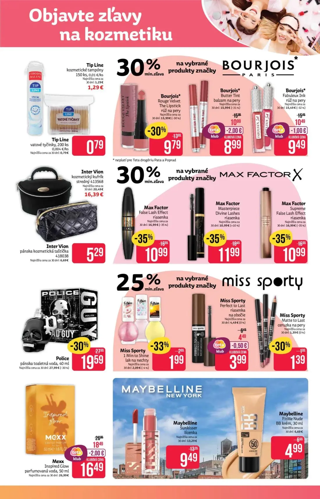 Teta Drogerie leták, strana 5 z 16 — Miss Sporty 1 Min to Shine lak na nechty