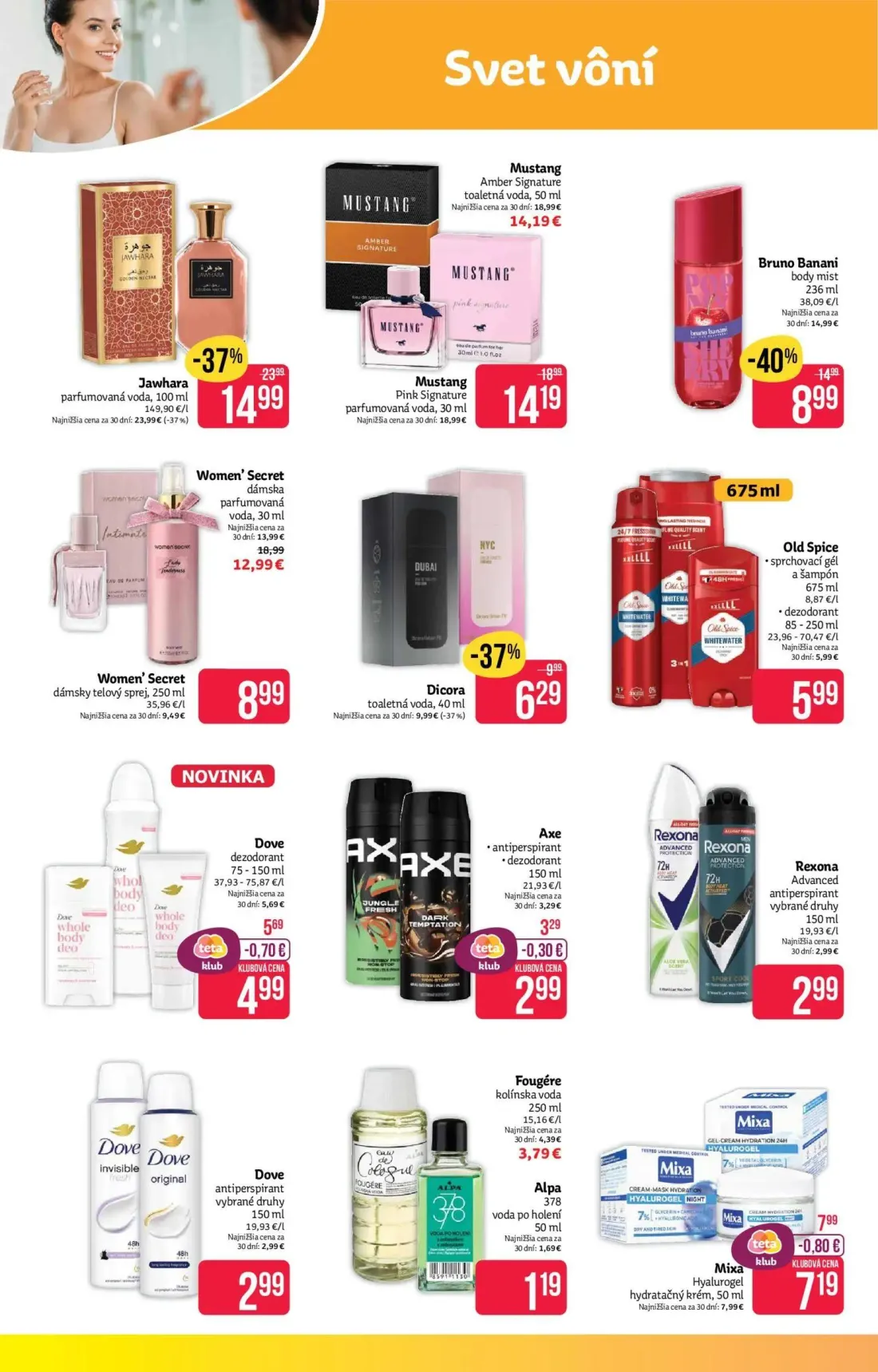 Teta Drogerie leták, strana 6 z 16 — Dove dezodorant, Dove antiperspirant vybrané druhy