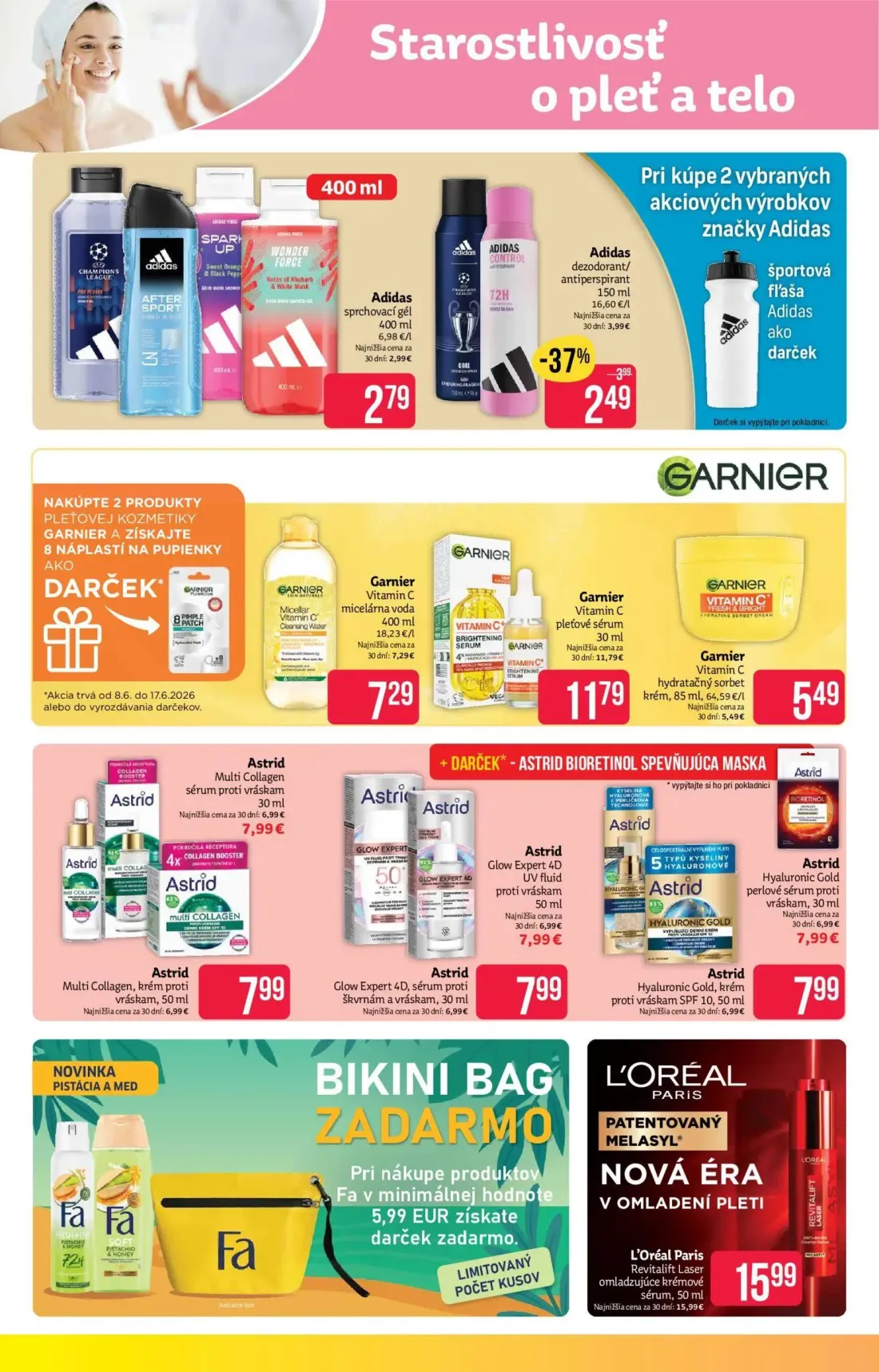 Teta Drogerie leták, strana 8 z 16 — Garnier Vitamin C micelárna voda, Garnier Vitamin C pleťové sérum, Garnier Vitamin C hy…