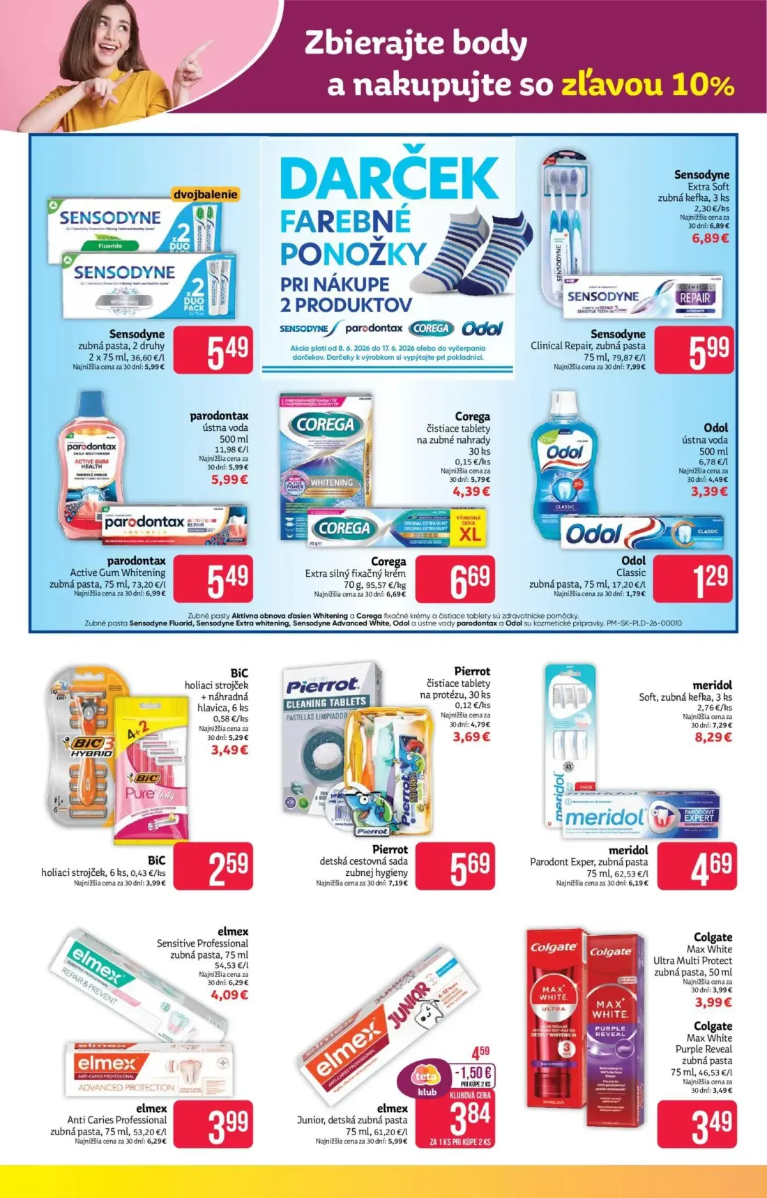 Teta Drogerie leták, strana 12 z 16 — elmex Anti Caries Professional zubná pasta, elmex Sensitive Professional zubná pasta, …