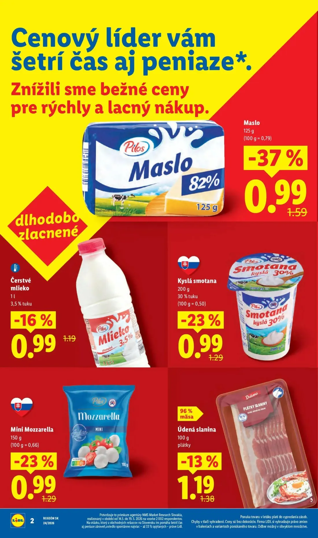 Lidl leták, strana 2 z 99 — Kyslá smotana