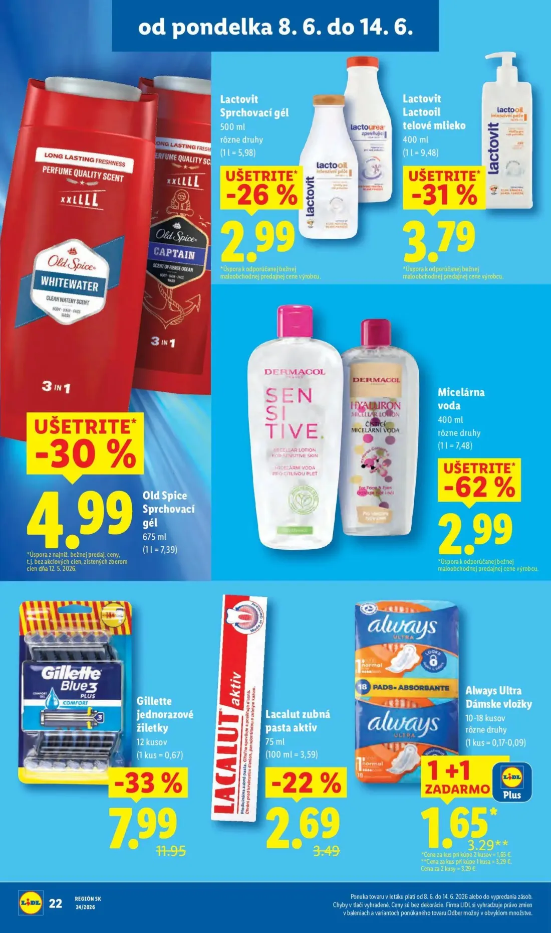 Lidl leták, strana 34 z 99 — Lactovit Lactooil telové mlieko