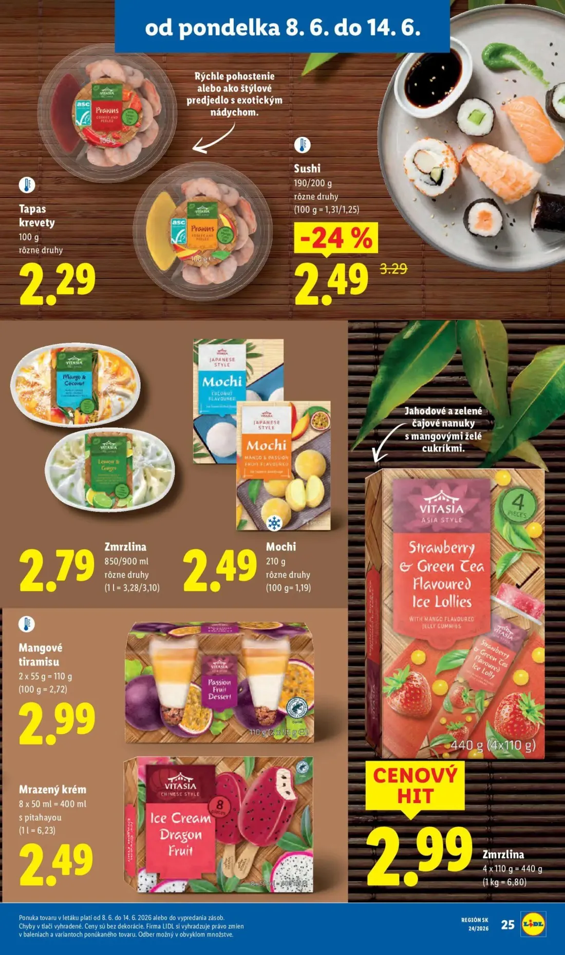 Lidl leták, strana 37 z 99 — Sushi, Tapas krevety