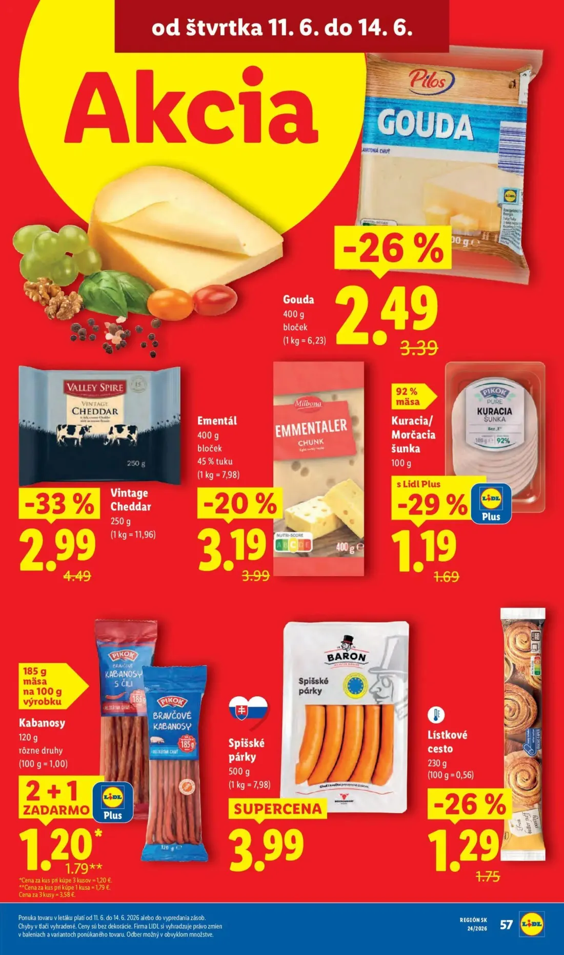 Lidl leták, strana 76 z 99 — Vintage Cheddar