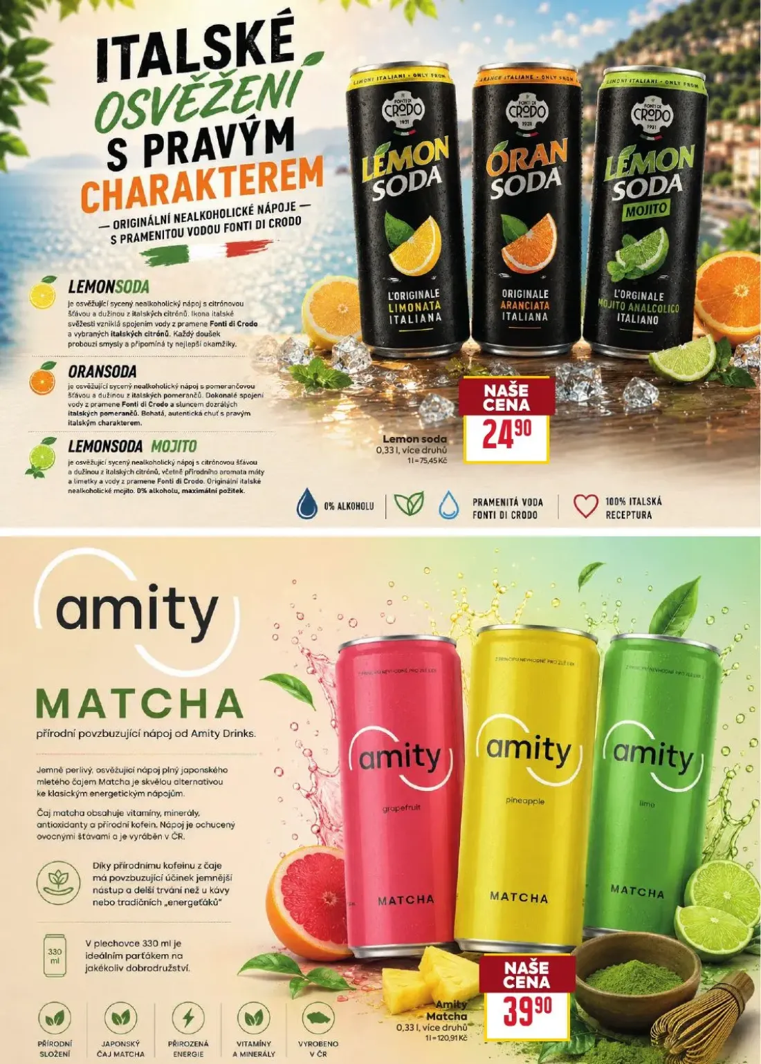Billa leták, strana 2 z 6 — Amity Matcha