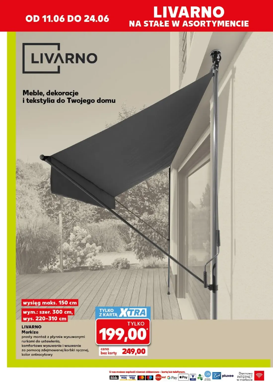 Kaufland gazetka, strona 4 z 18 — LIVARNO Markiza