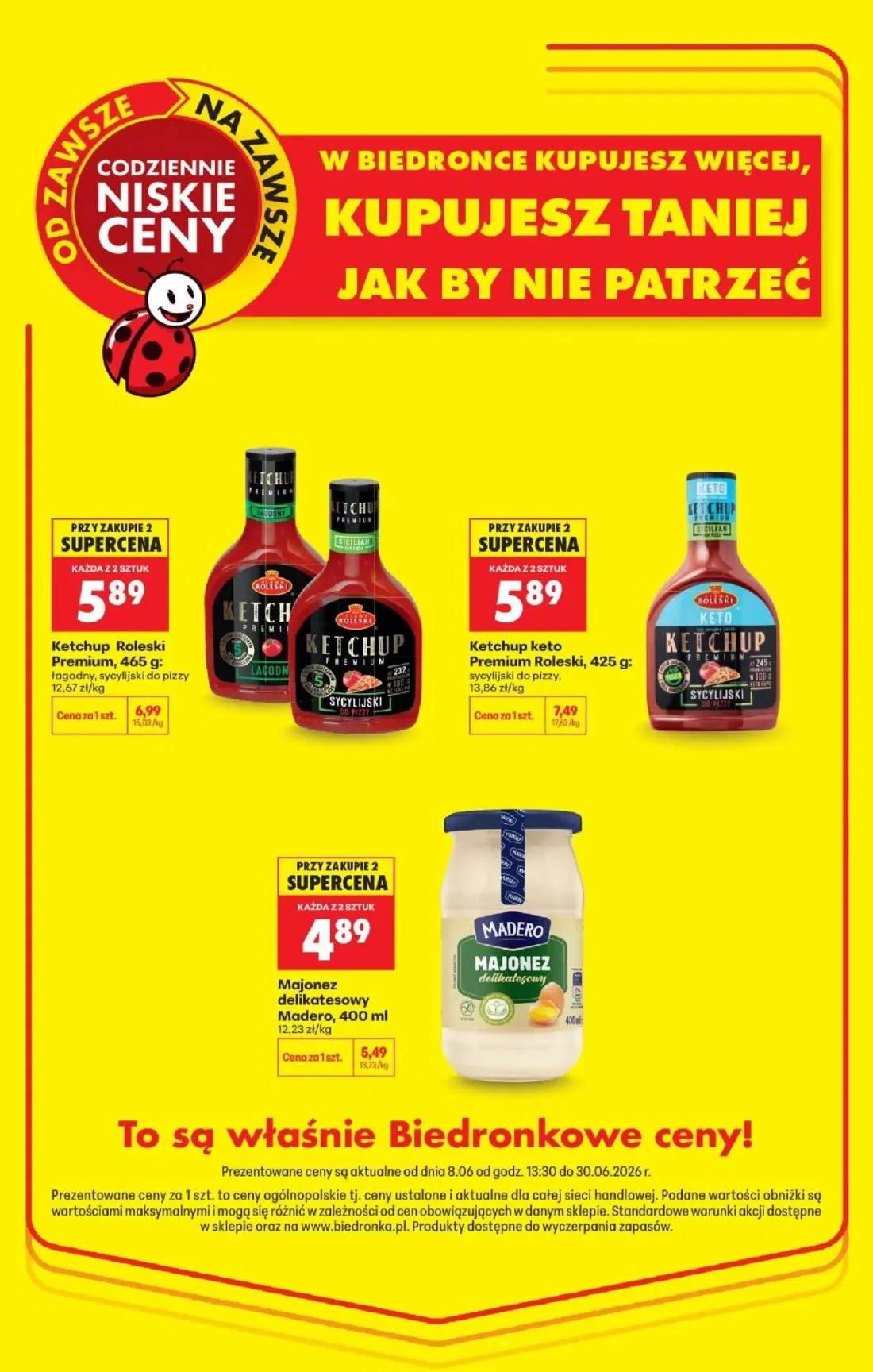 Biedronka gazetka, strona 5 z 5 — Ketchup keto Premium Roleski, Ketchup Roleski Premium