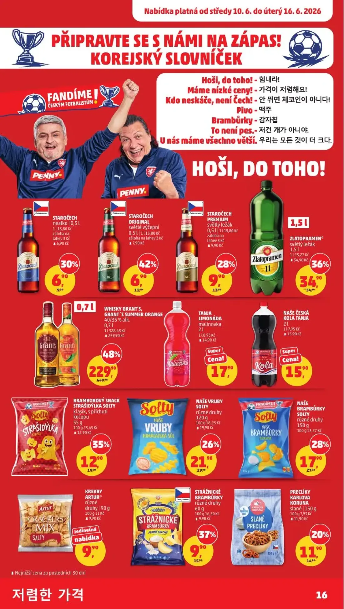 PENNY leták, strana 16 z 36 — NAŠE BRAMBŮRKY SOLTY různé druhy