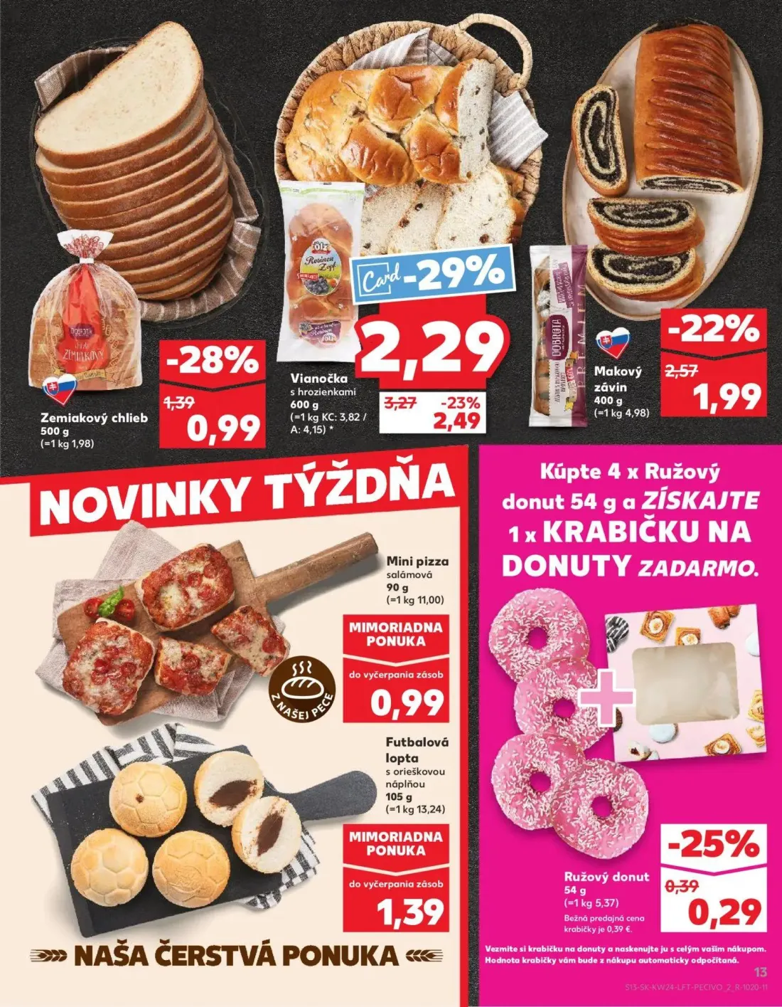 Kaufland leták, strana 13 z 78 — Vianočka s hrozienkami