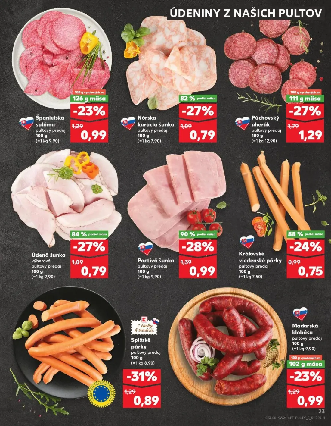 Kaufland leták, strana 23 z 78 — Španielska saláma