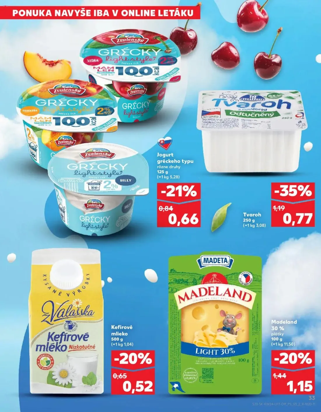 Kaufland leták, strana 33 z 78 — Tvaroh