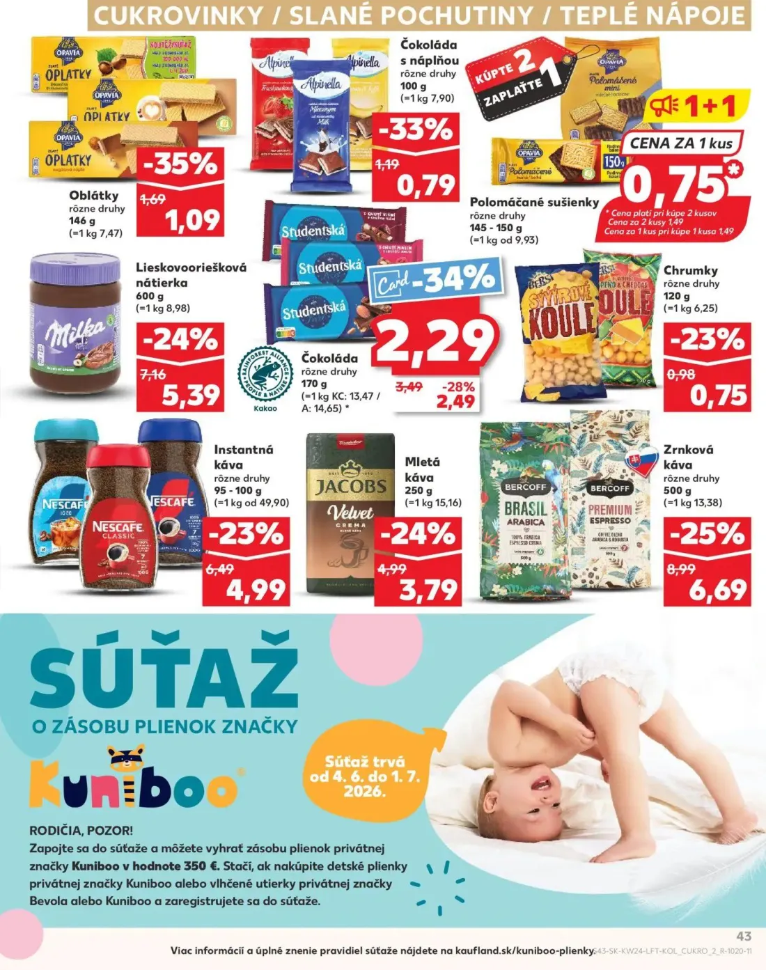 Kaufland leták, strana 43 z 78 — Oblátky