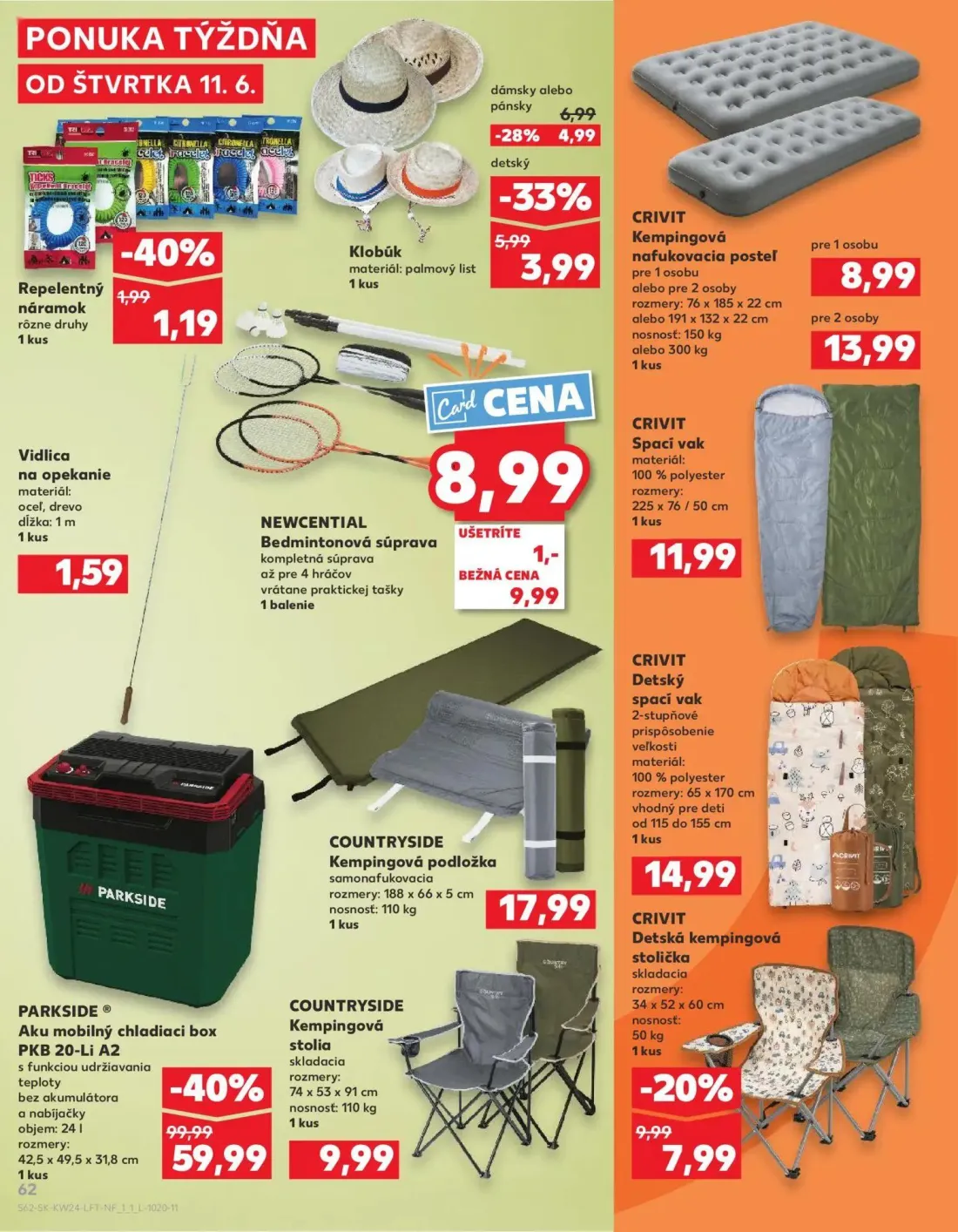 Kaufland leták, strana 62 z 78 — Repelentný náramok