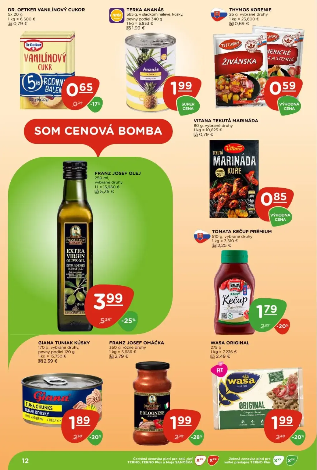 Terno leták, strana 12 z 26 — DR. OETKER VANILÍNOVÝ CUKOR