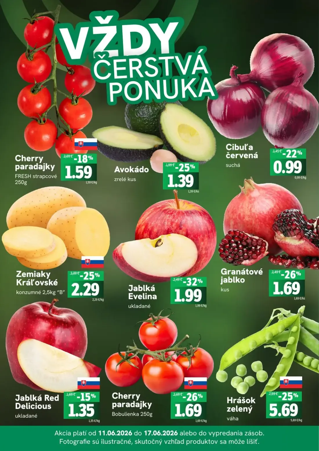 Fresh leták, strana 3 z 4 — Hrášok zelený, Cherry paradajky, Cherry paradajky