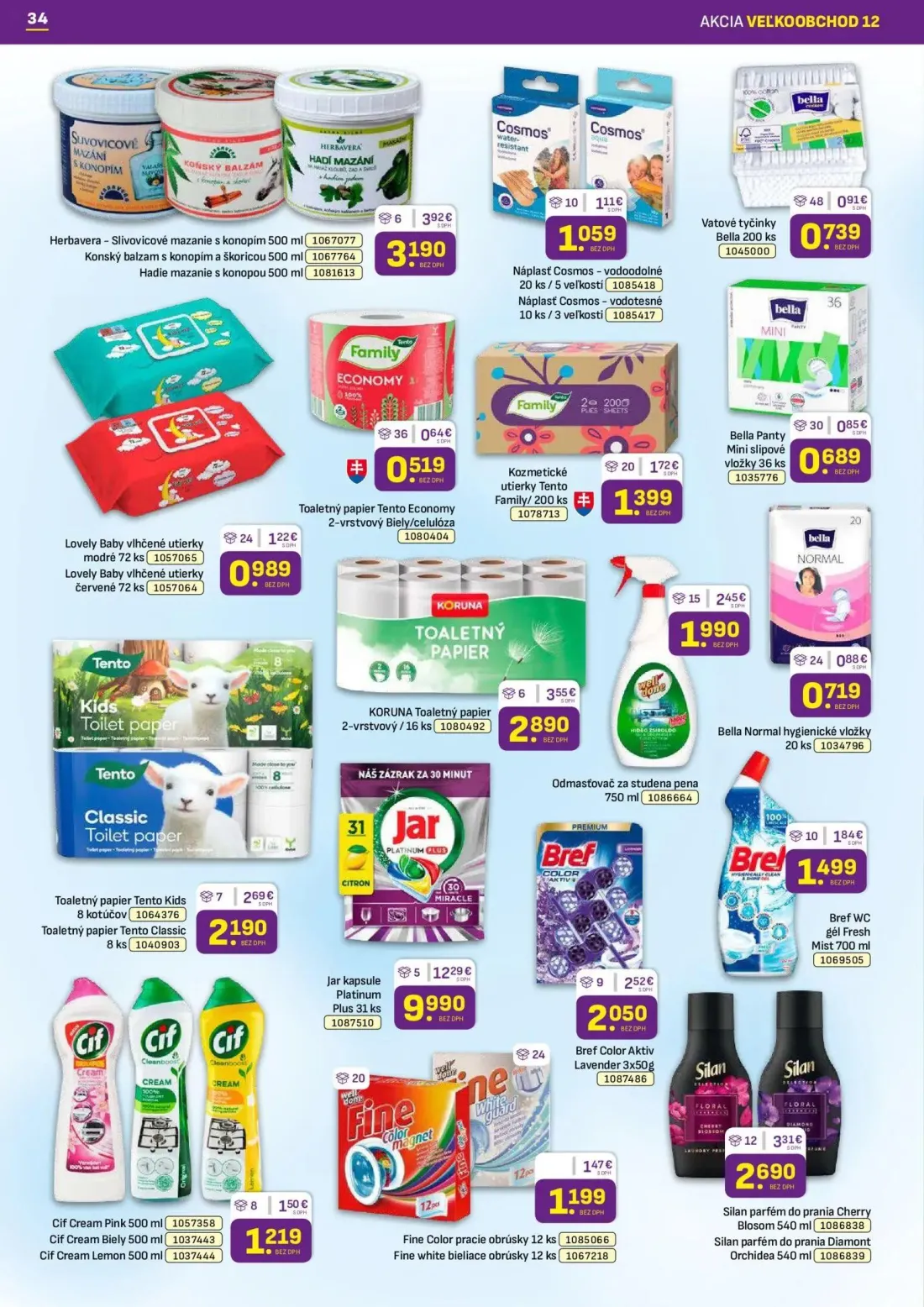 Libex leták, strana 34 z 36 — Jar kapsule Platinum Plus, Silan parfém do prania Cherry Blosom, Silan parfém do prania Diamon…