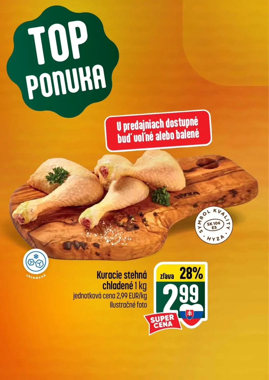 Coop Tempo leták, strana 4 z 60 — Kuracie stehná chladené