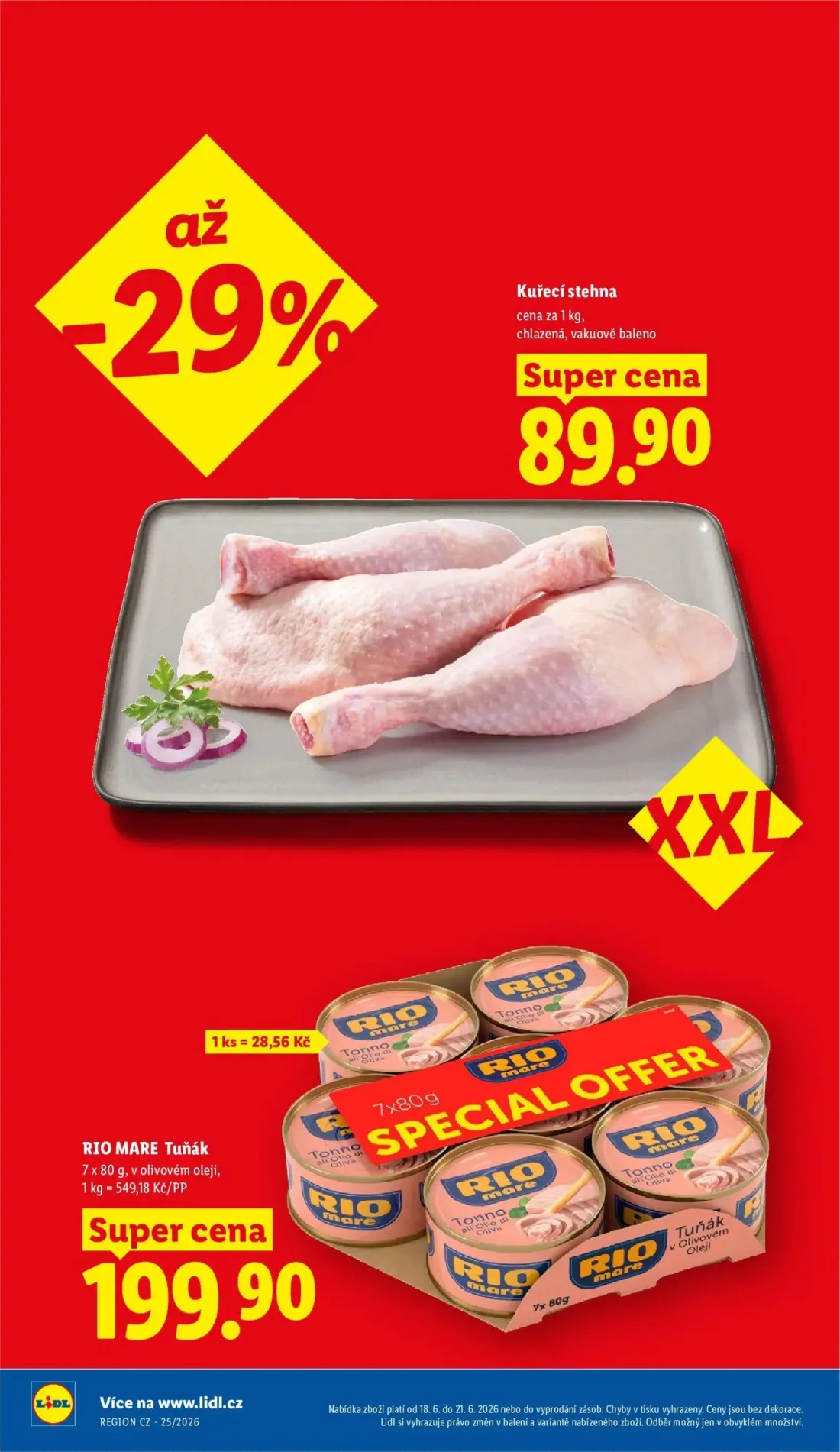 Lidl leták, strana 4 z 49 — RIO MARE Tuňák