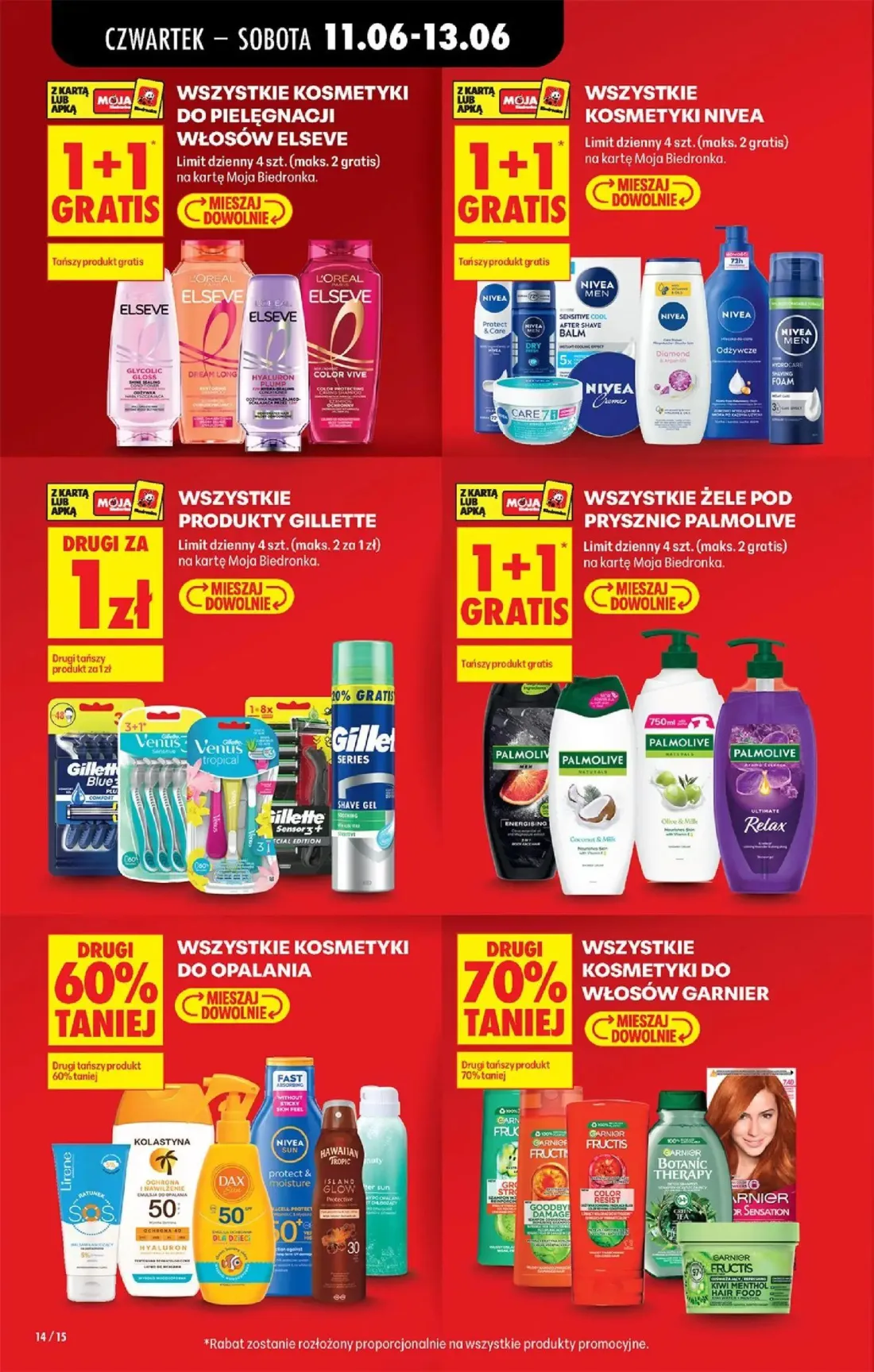 Biedronka gazetka, strona 16 z 77 — WSZYSTKIE PRODUKTY GILLETTE