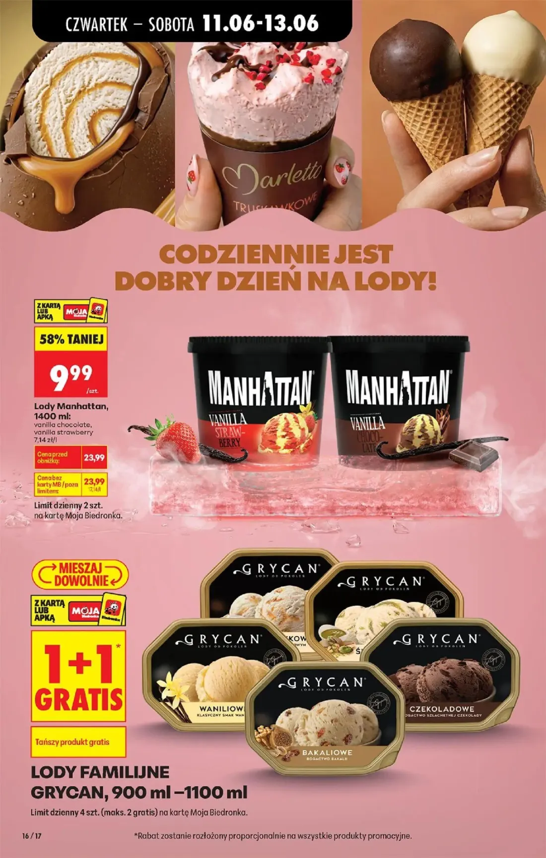 Biedronka gazetka, strona 18 z 77 — Lody Manhattan