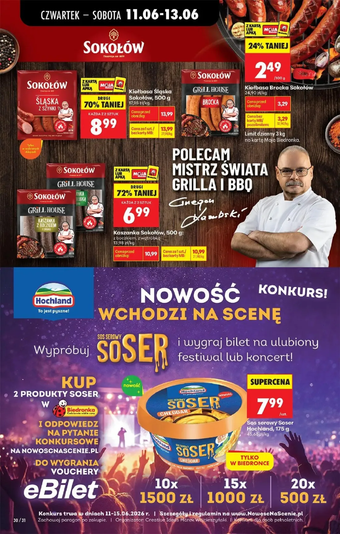 Biedronka gazetka, strona 36 z 77 — Sos serowy Soser Hochland