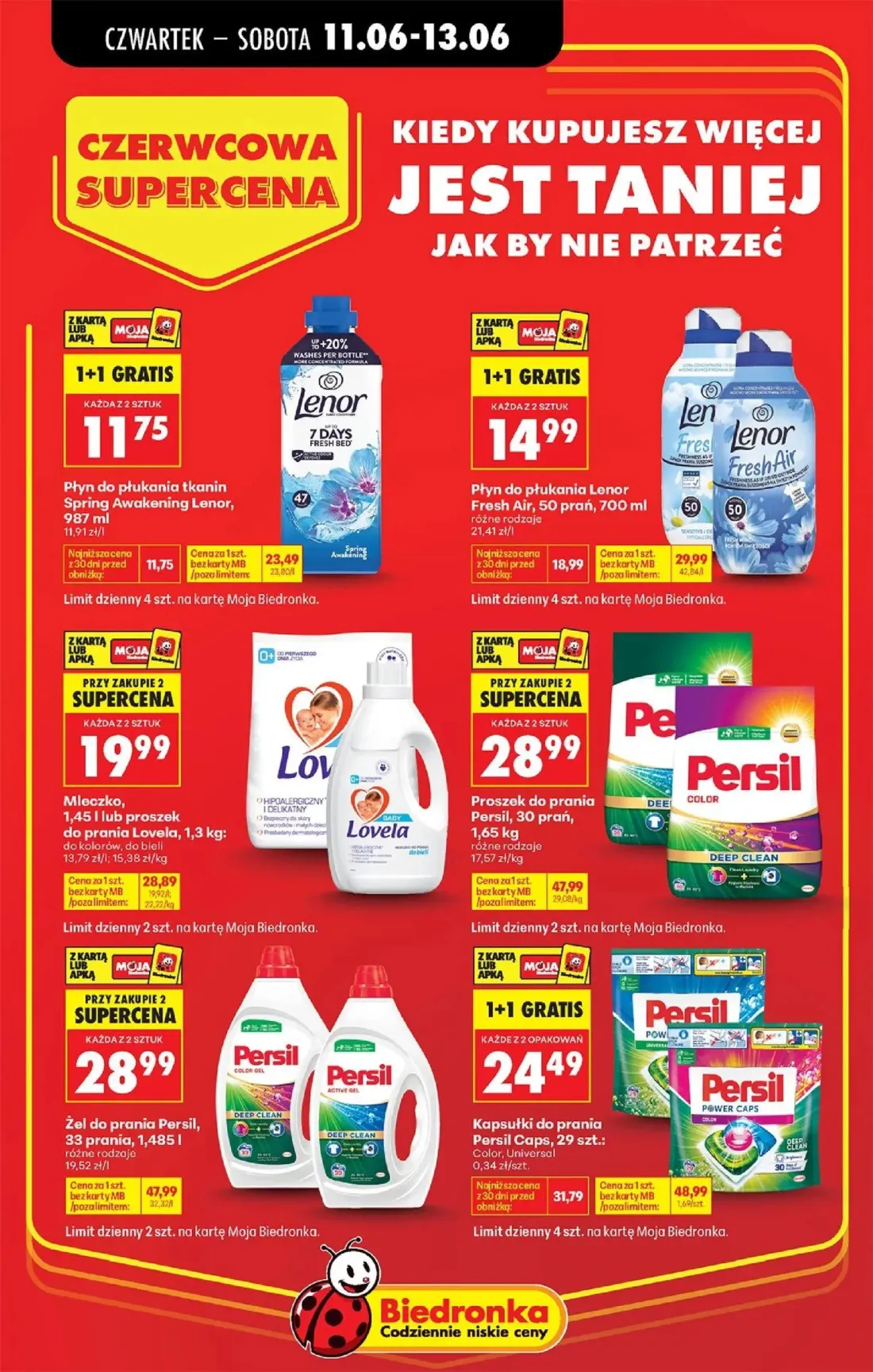 Biedronka gazetka, strona 71 z 77 — Kapsułki do prania Persil Caps, Proszek do prania Persil, Żel do prania Persil