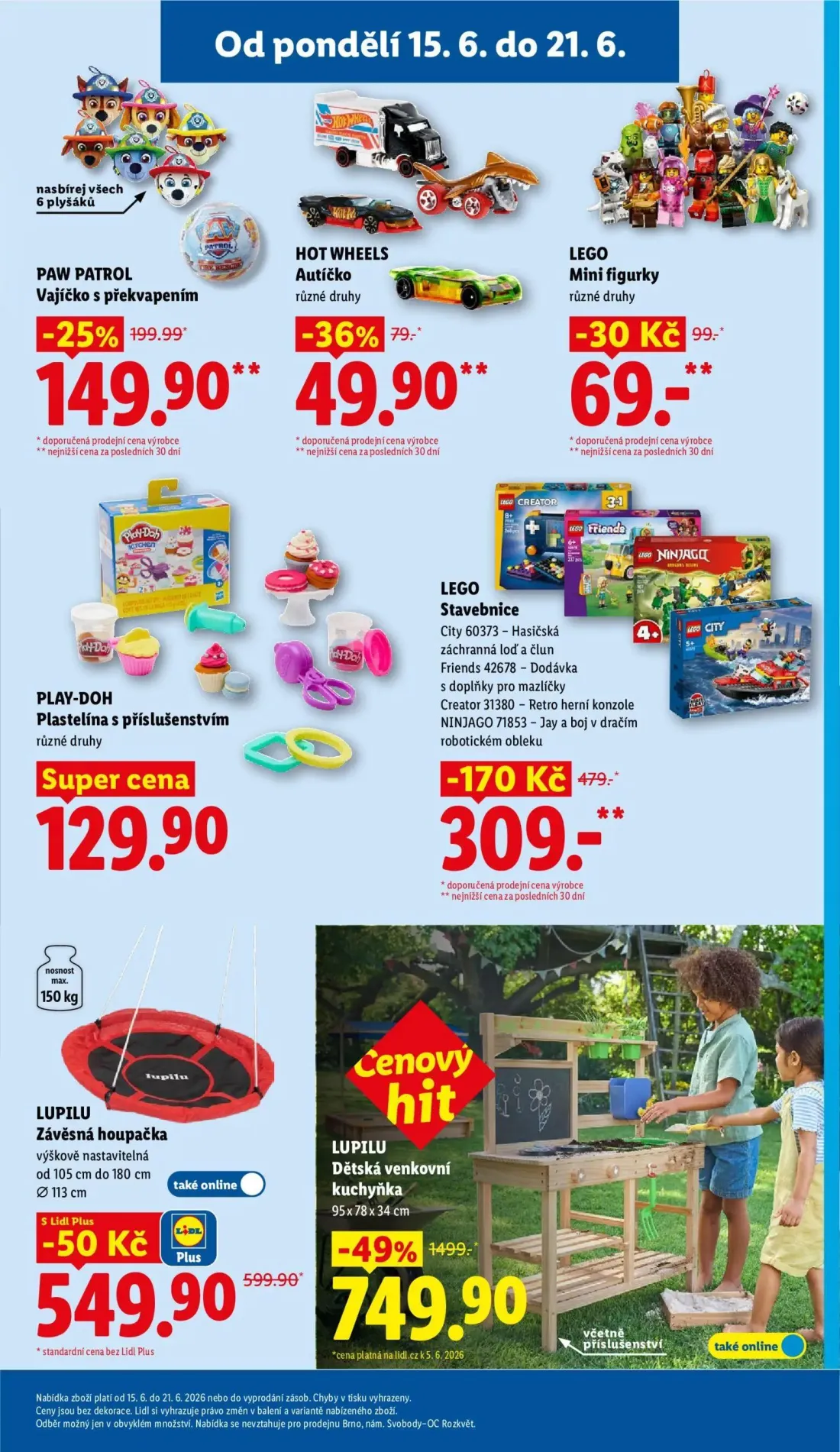 Lidl leták, strana 41 z 51 — LUPILU Dětská venkovní kuchyňka, LEGO Stavebnice, PAW PATROL Vajíčko s překvapením