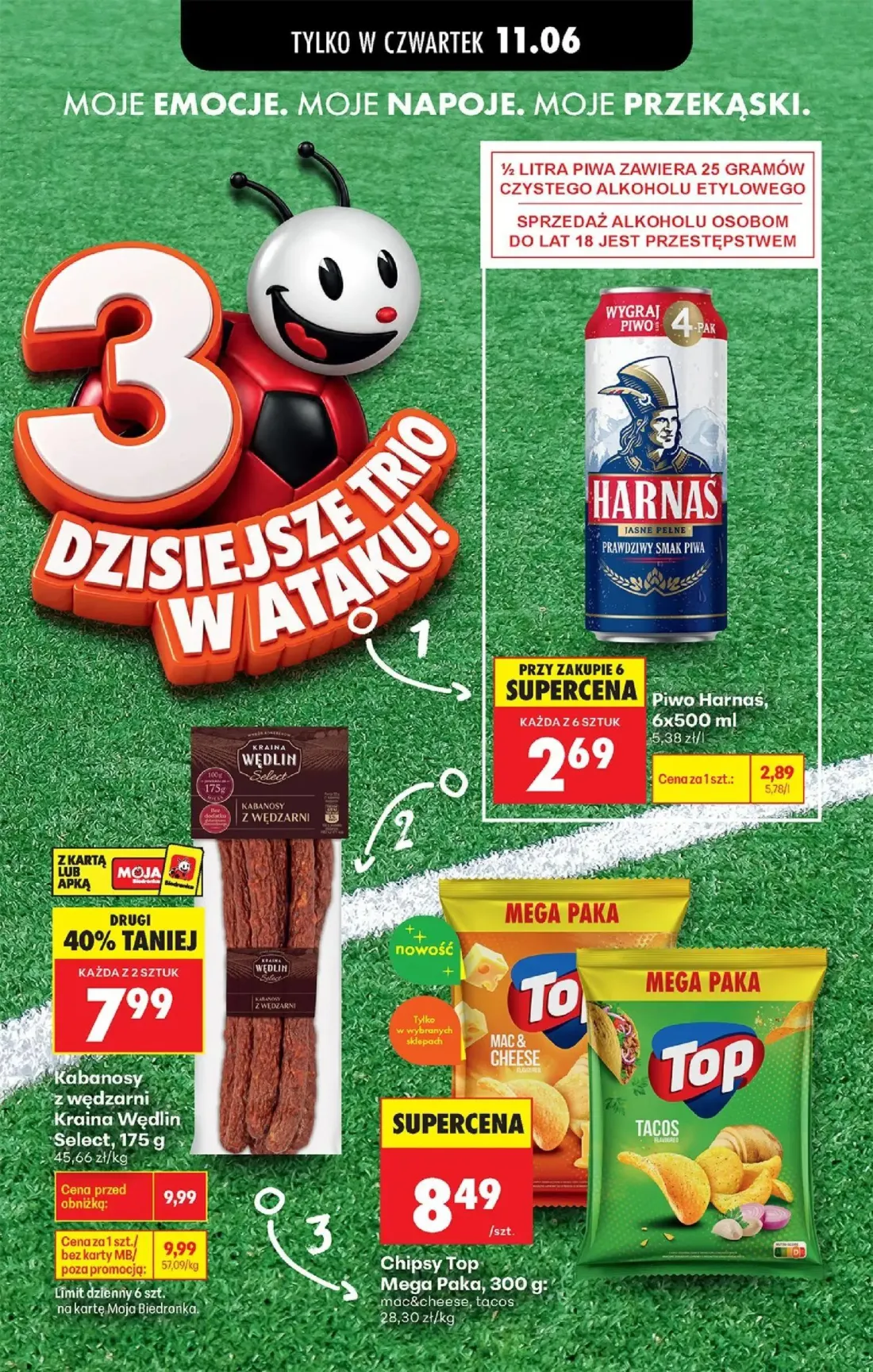 Biedronka gazetka, strona 3 z 4 — Chipsy Top Mega Paka