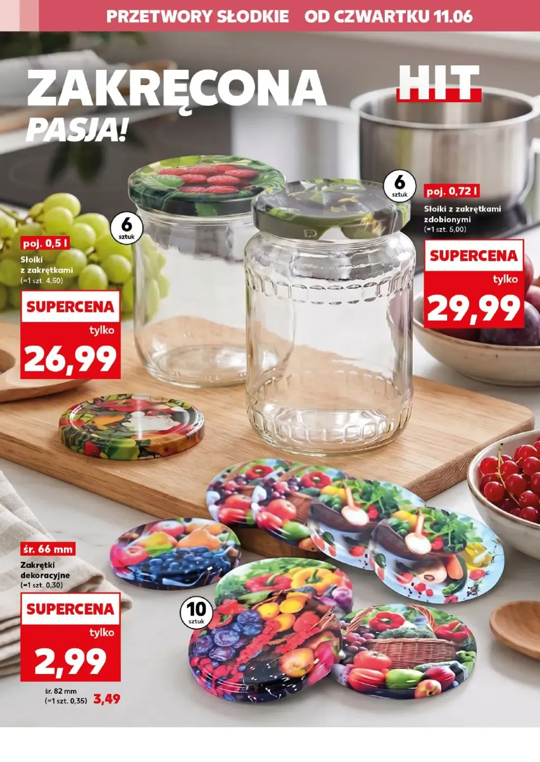 Kaufland gazetka, strona 2 z 22 — Zakrętki dekoracyjne, Słoiki z zakrętkami, Słoiki z zakrętkami zdobionymi