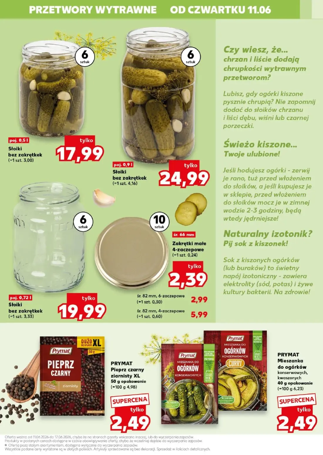 Kaufland gazetka, strona 13 z 22 — Słoiki, Słoiki, Słoiki