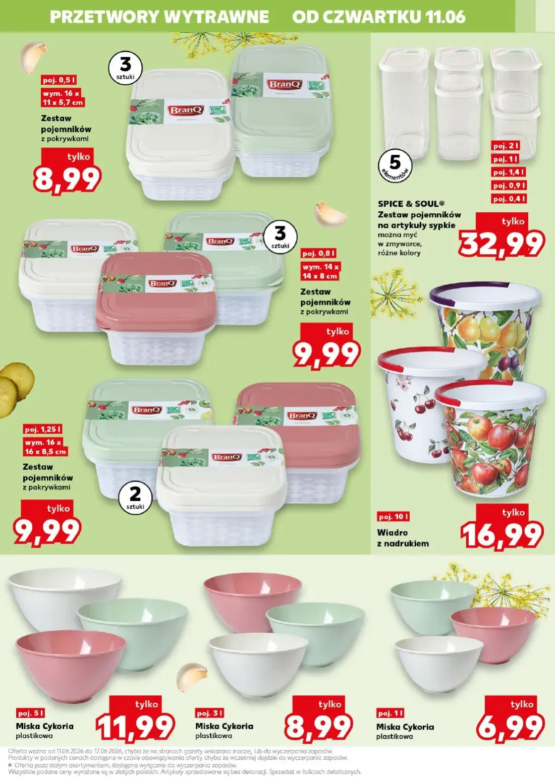 Kaufland gazetka, strona 19 z 22 — Zestaw pojemników z pokrywkami, SPICE & SOUL® Zestaw pojemników na artykuły sypkie, Zesta…
