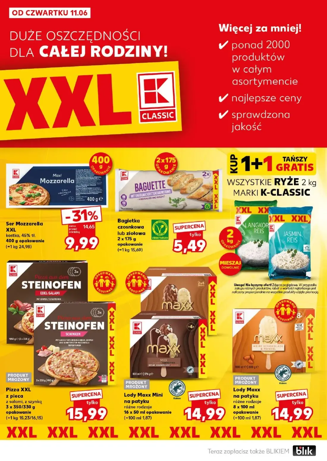 Kaufland gazetka, strona 10 z 32 — Ser Mozzarella XXL