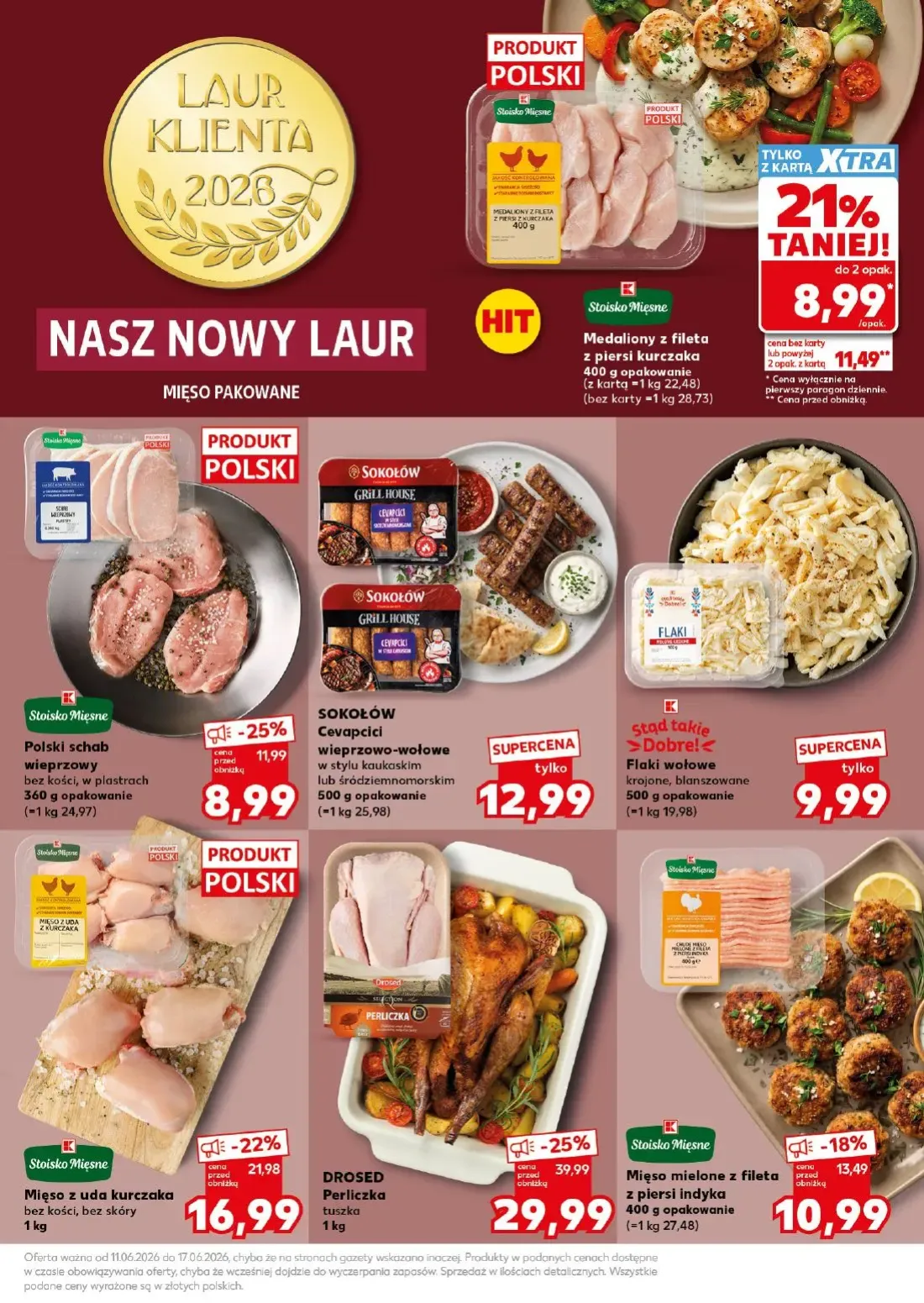 Kaufland gazetka, strona 17 z 32 — SOKOŁÓW Cevapcici wieprzowo-wołowe w stylu kaukaskim lub śródziemnomorskim