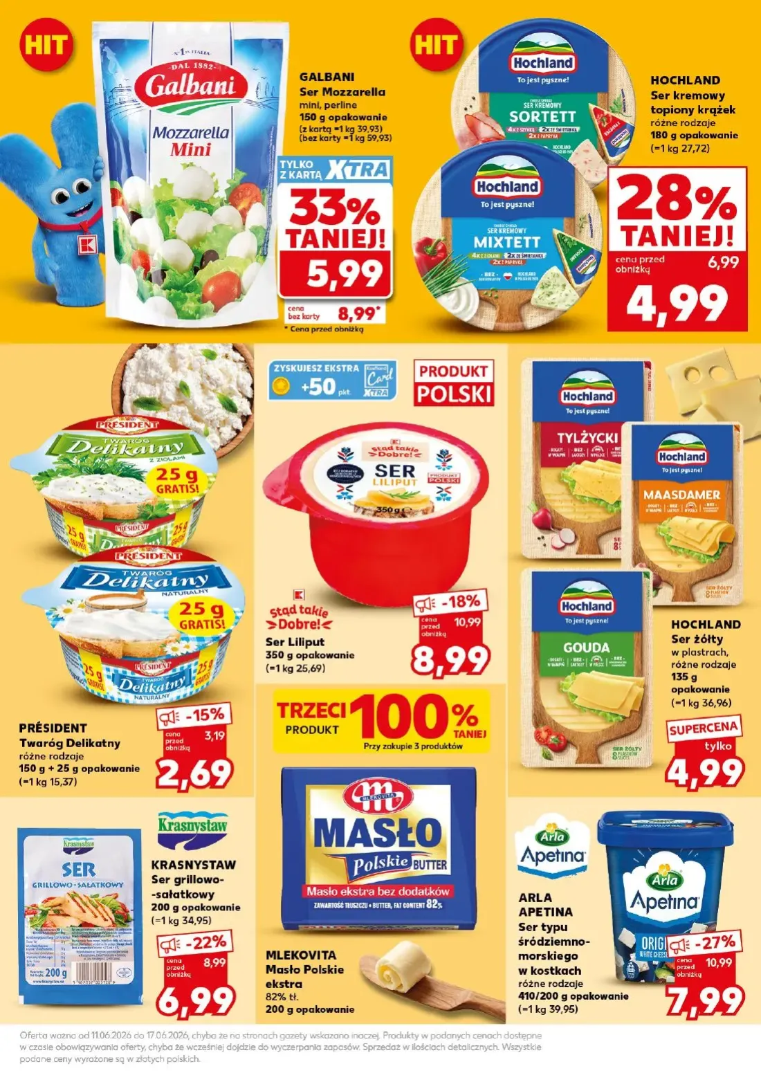 Kaufland gazetka, strona 23 z 32 — Galbani Ser Mozzarella mini, perline, Arla Apetina Ser typu śródziemnomorskiego w kostkac…