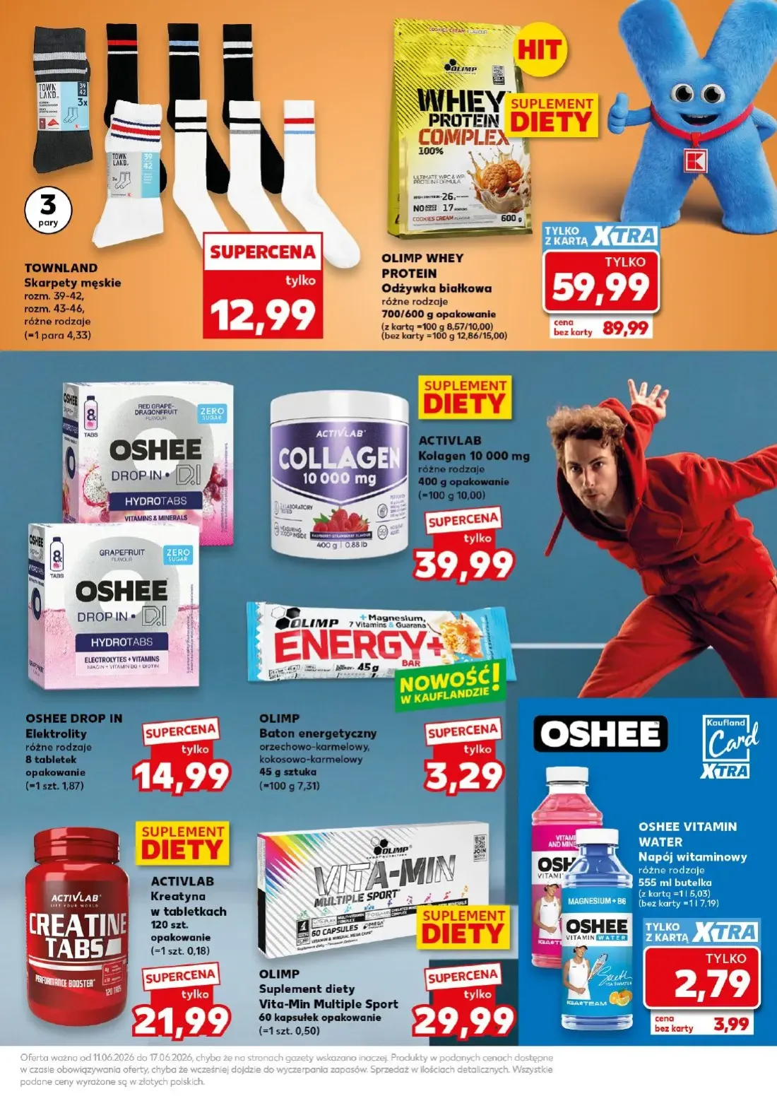 Kaufland gazetka, strona 25 z 32 — OLIMP WHEY PROTEIN, OSHEE VITAMIN WATER Napój witaminowy, ACTIVLAB Kolagen 10 000 mg