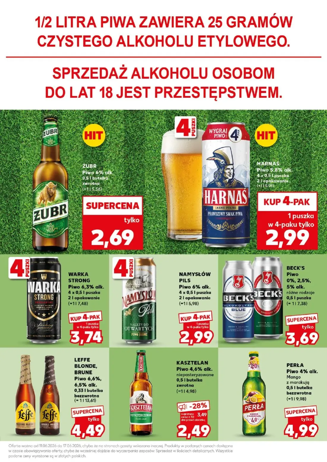 Kaufland gazetka, strona 29 z 32 — KASZTELAN, ŻUBR, HARNAŚ