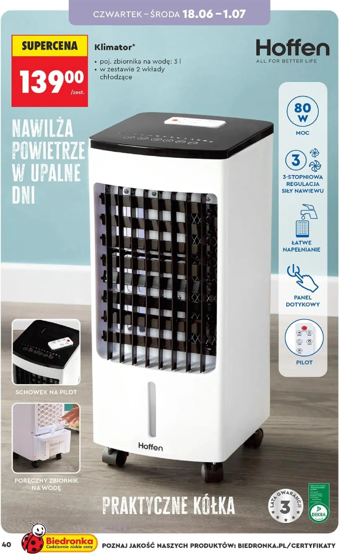 Biedronka gazetka, strona 42 z 50 — Klimator